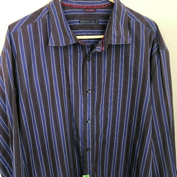 MASON'S Striped Shirt - Picture 1 of 8